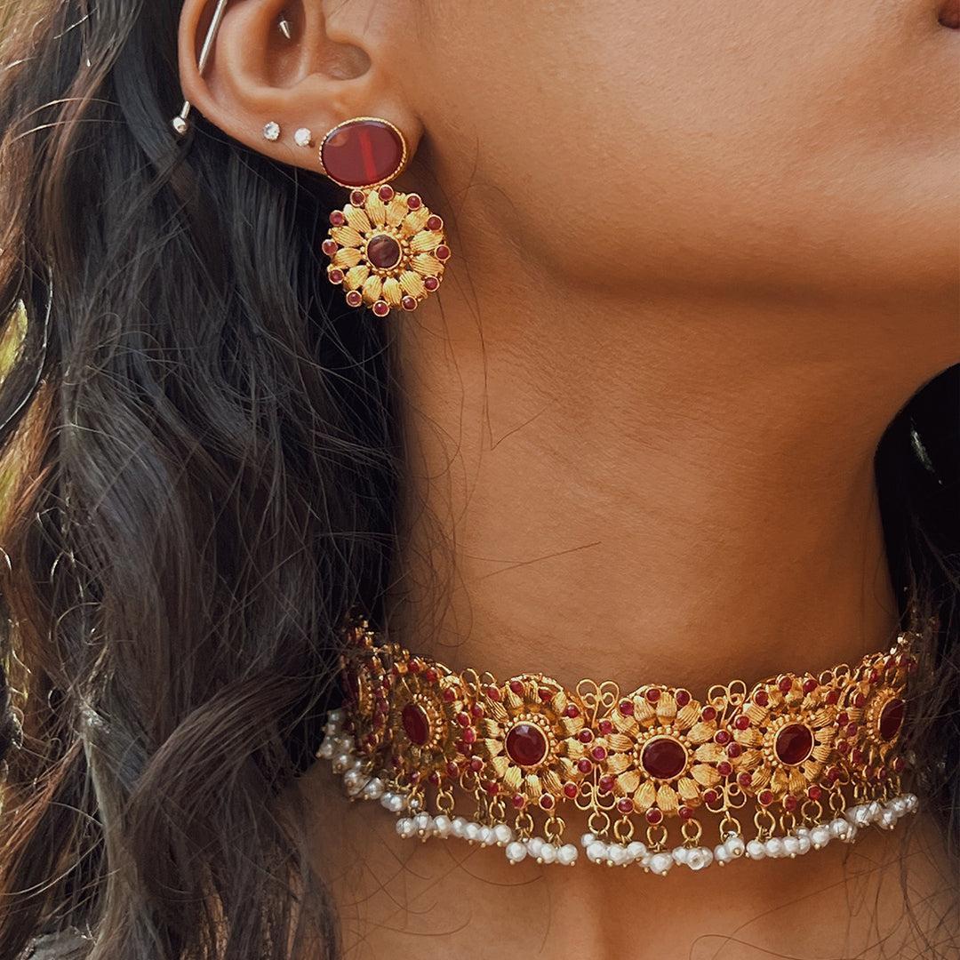 Blossom Choker Set